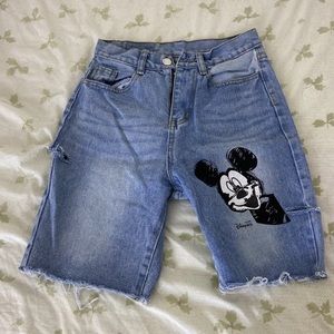 Mickey Mouse Knee Jean